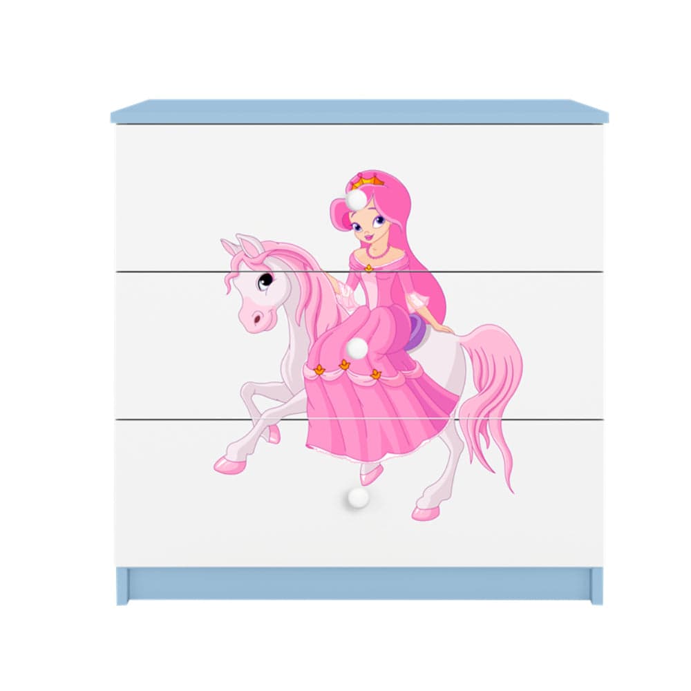 Cómoda Kocot Kids BabyDreams Princess on Horse Blue