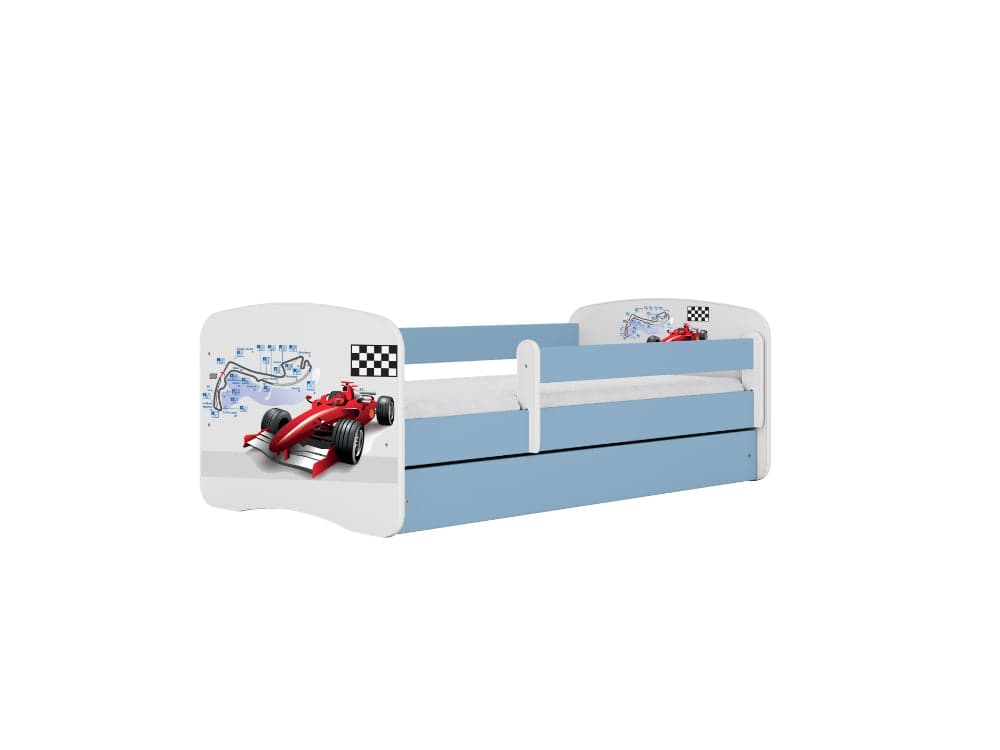 Cama 160 x 80 cm Kocot Kids com gaveta BabyDreams Formula Blue