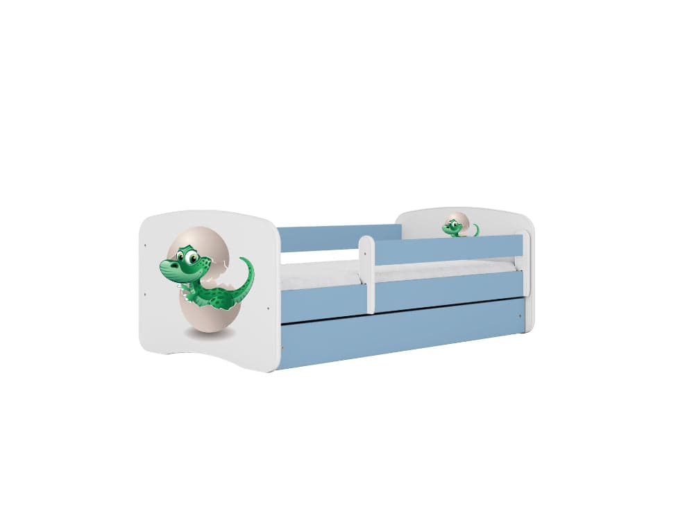 Cama 160 x 80 cm Kocot Kids com gaveta BabyDreams Baby Dino Blue