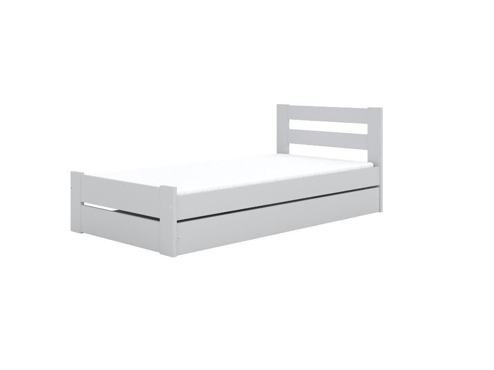 Cama 180 x 90 cm Kocot Kids Emil White