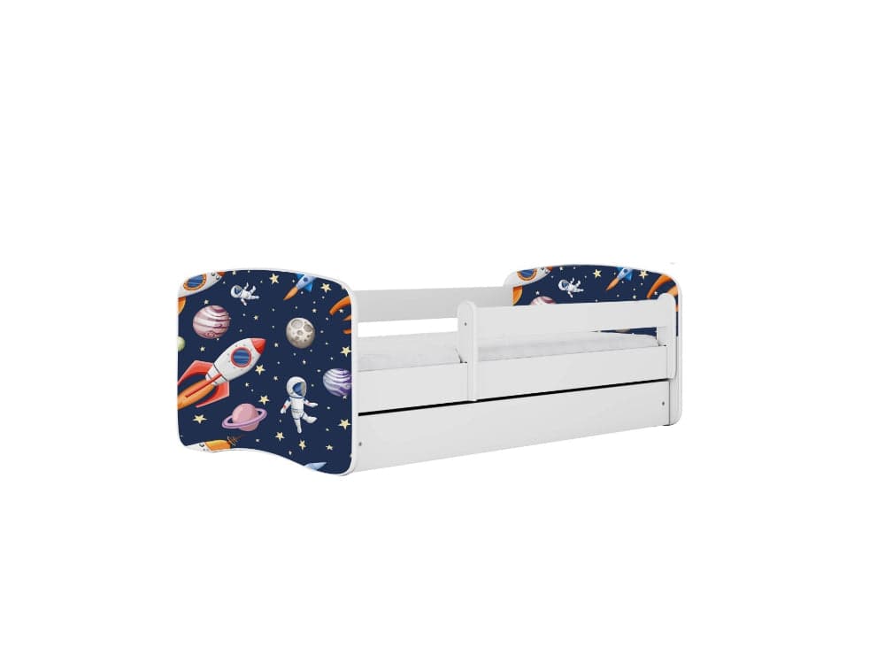 Cama 180 x 80 cm Kocot Kids com gaveta BabyDreams Cosmos White