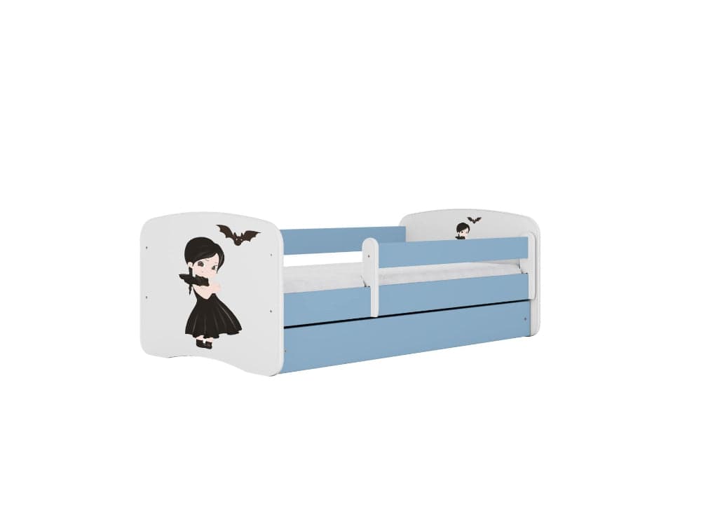 Cama 140 x 70 cm Kocot Kids com gaveta Babydreams Wednesday Blue