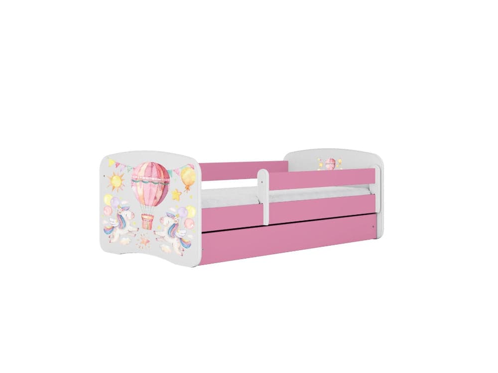 Cama 160 x 80 cm Kocot Kids BabyDreams Balloon Pink