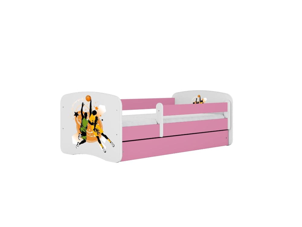 Cama 160 x 80 cm Kocot Kids BabyDreams Basketball Pink