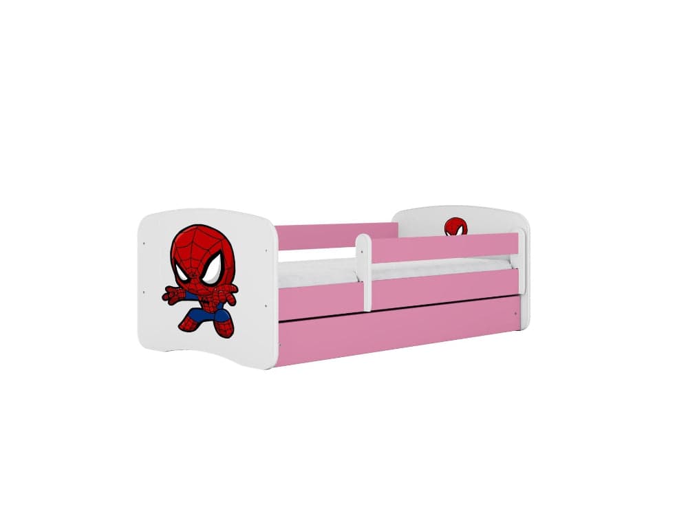 Cama 160 x 80 cm Kocot Kids BabyDreams Spiderman Pink