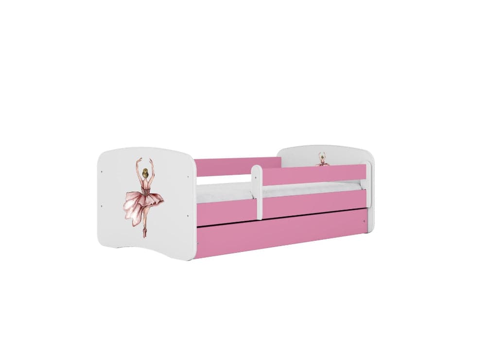 Cama 160 x 80 cm Kocot Kids com gaveta BabyDreams Dancer Pink