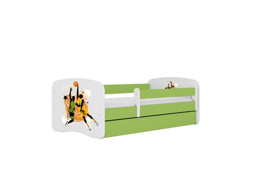 Cama 160 x 80 cm Kocot Kids BabyDreams Basketball Green
