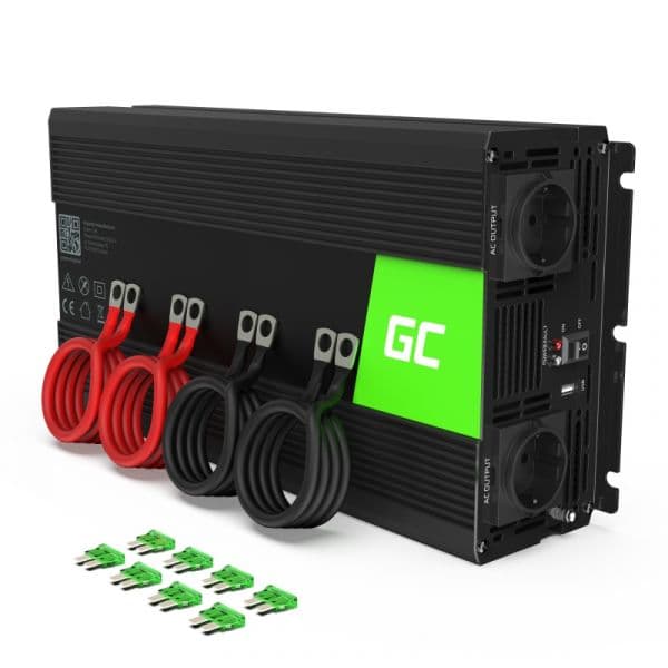 Green Cell Inversor de Potência INV15 12V-230V 3000W Onda Pura