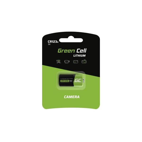 Verde Cell Pilha Bateria Descartável Cr123a Lítio - XCR02