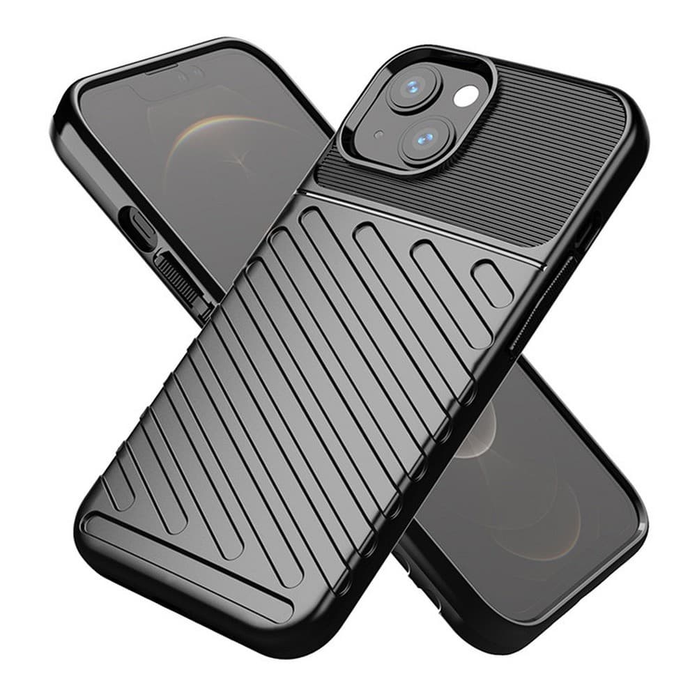 Capa Silicone Thunder iPhone 14 Preto