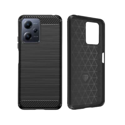 Capa Silicone Forcell Carbon Xiaomi Redmi Note 12 5G Preto