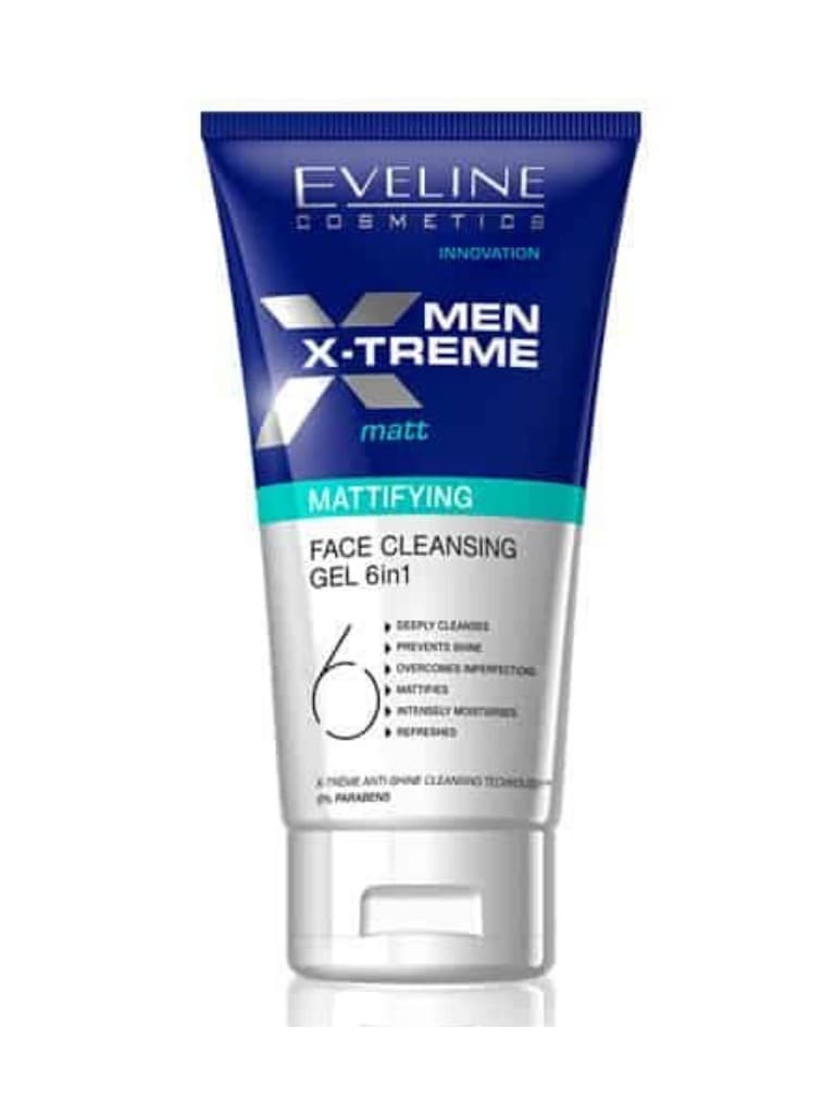 Eveline Men X-Treme Mattifying Face Cleansing Gel 6 In 1 150Ml