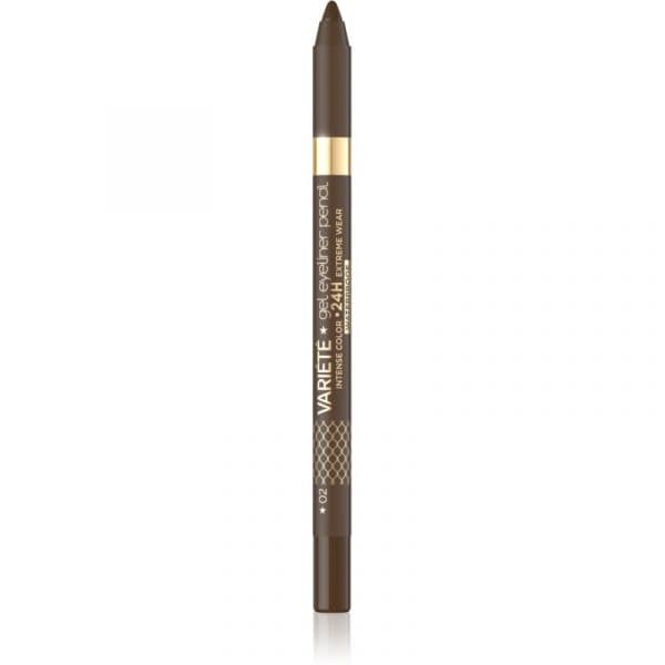 Eveline Variété Delineador em Gel à Prova de Água Tom 02 Brown