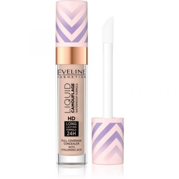 Eveline Liquid Camouflage Corretor à Prova D'água com Ácido Hialurónico Tom 05 Light Sand 7,5 ml