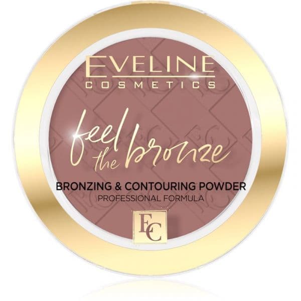 Eveline Feel the Bronze Pós Bronzeadores para Contouring Tom 02 Chocolate Cake 4g