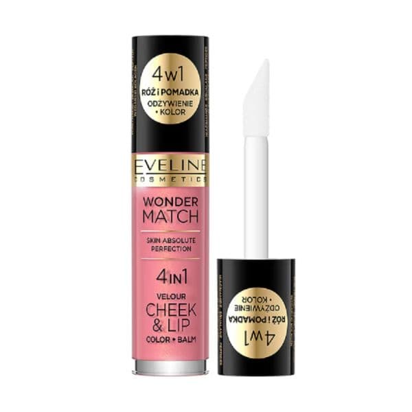 Eveline Wonder Match Batom e Blush Líquido Tom 3 4,5ml