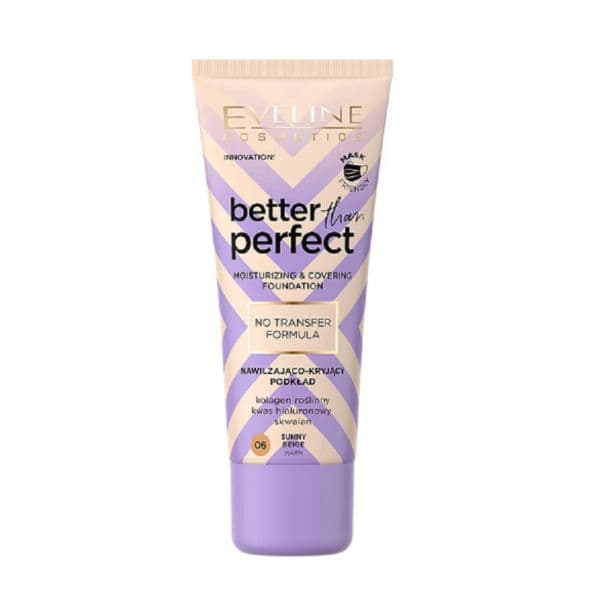 Eveline Better Than Perfect Base Corretora de Imperfeições com Efeito Hidratante Tom 06 Sunny Beige 30ml