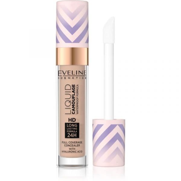 Eveline Cosmetics Liquid Camouflage Corretor à Prova D'água com Ácido Hialurónico Tom 06 7,5 ml