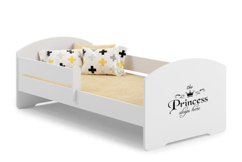 Cama de criança 160 x 80 colchão e estrado incluídos Kobi Luk Princess