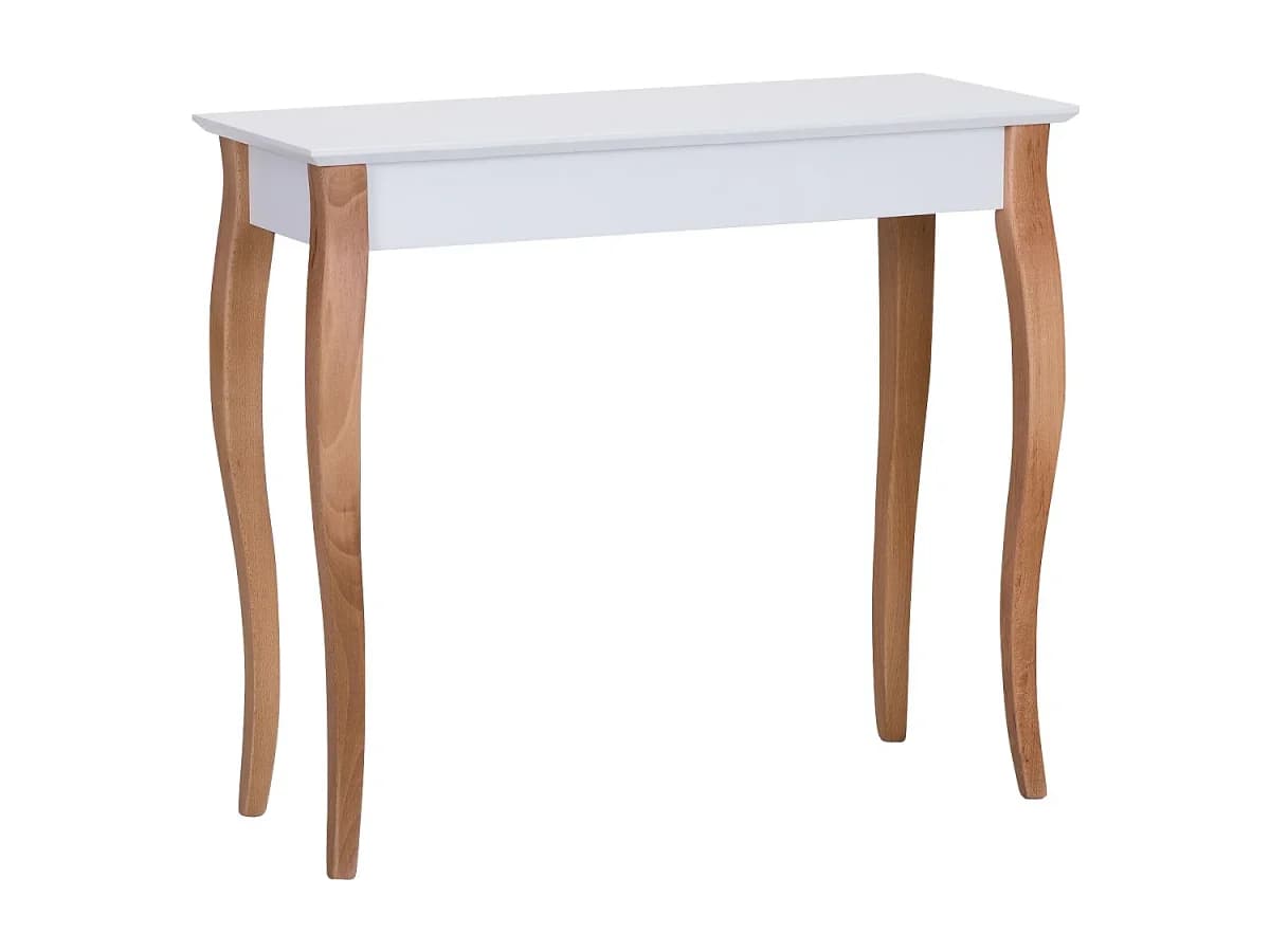 Mesa Consola Pequena 85 x 35 cm Lillo Branca
