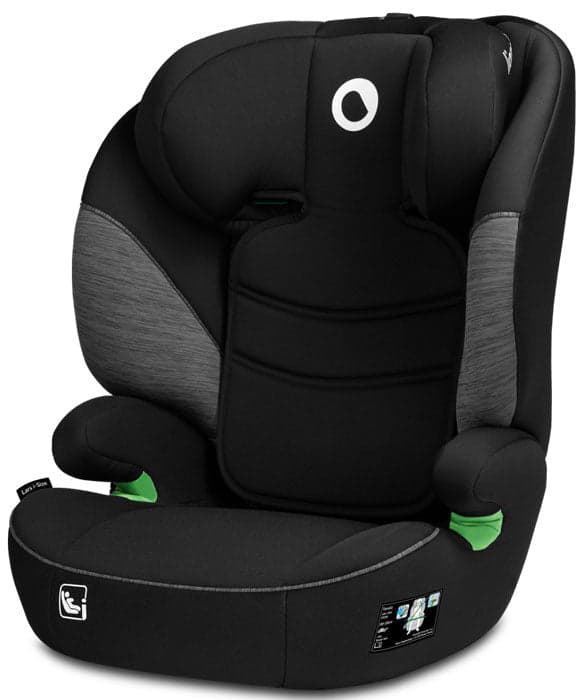 Lionelo Lars i-Size (100-150cm) Black Grey