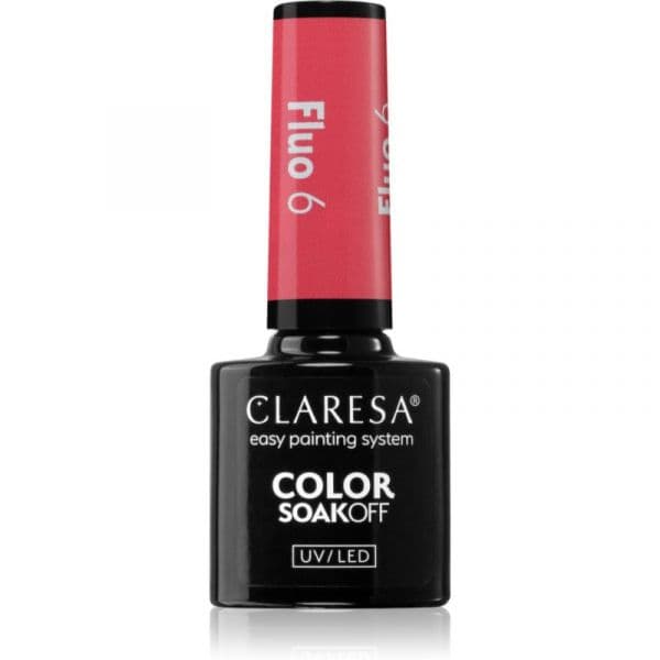 Claresa Soakoff UV/LED Color Fluo Verniz de Gel para Unhas Tom 6 5g