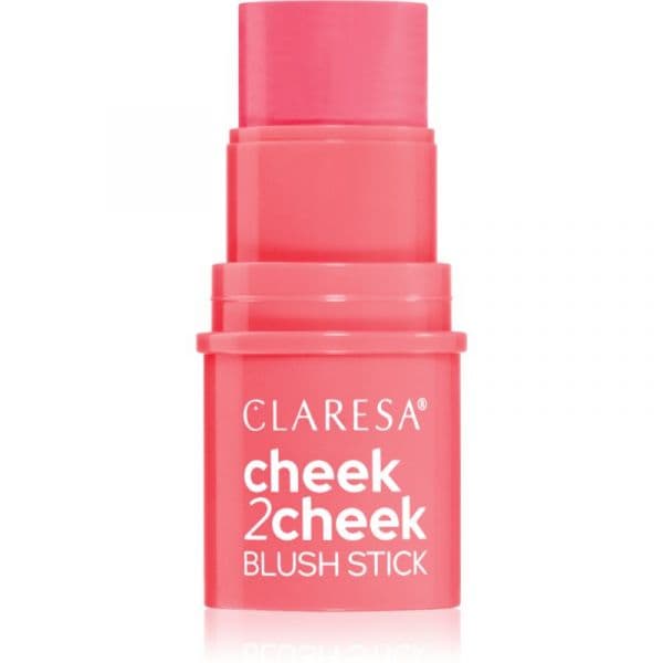 Claresa Cheek 2 Cheek Blush Cremoso em Stick Tom 02 Neon Coral 6 g