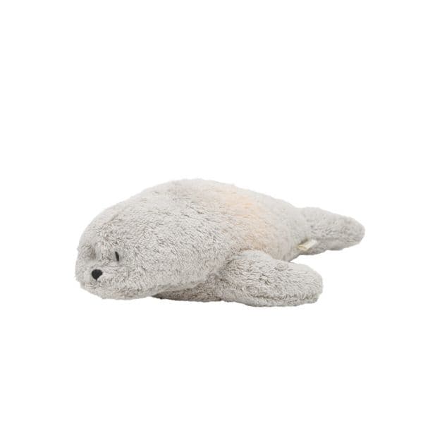 Moonie Peluche Orgânico Orgânico Grey Light-sound Seal