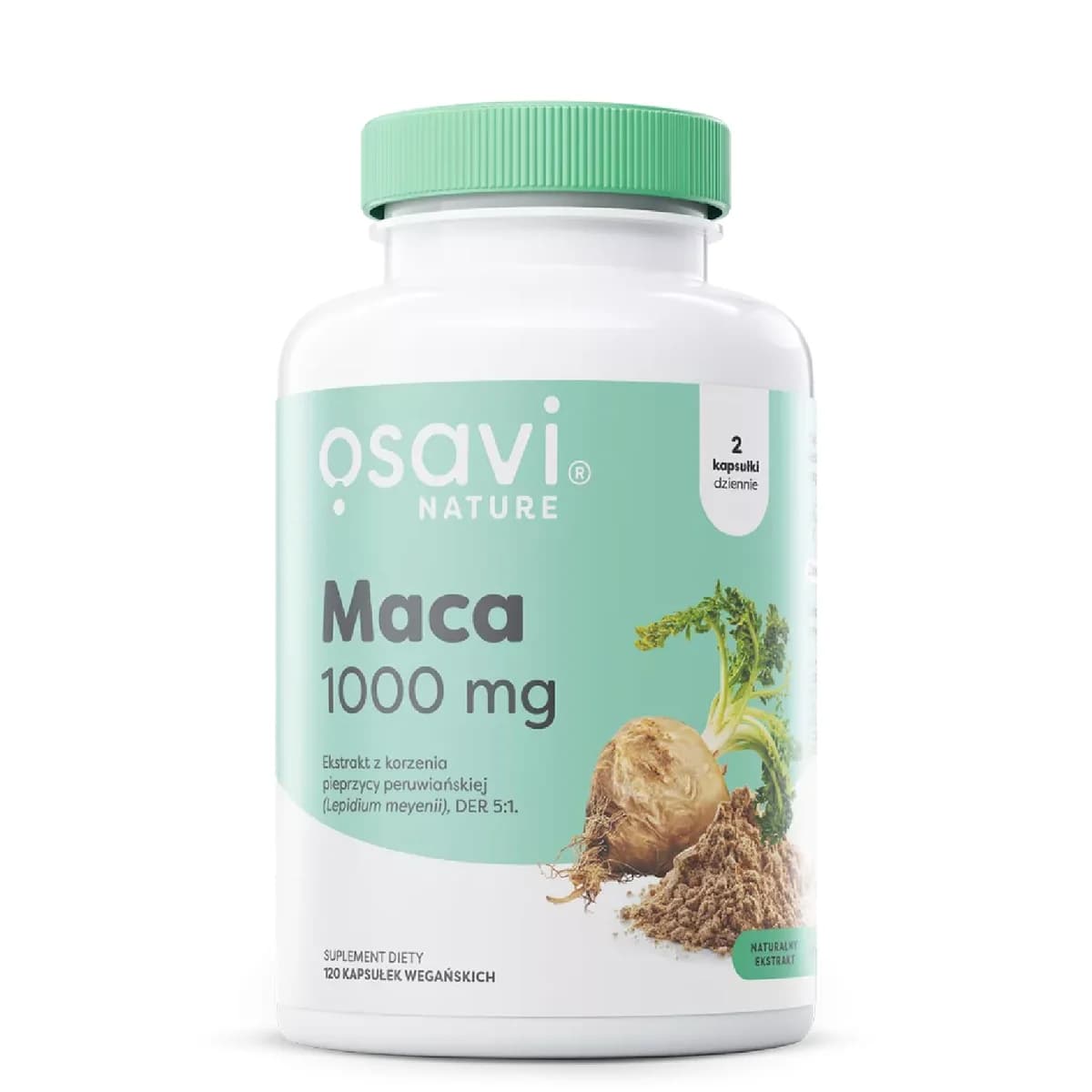 Maca 1000 mg - 60 cápsulas veganas - 60 Veg Cáps