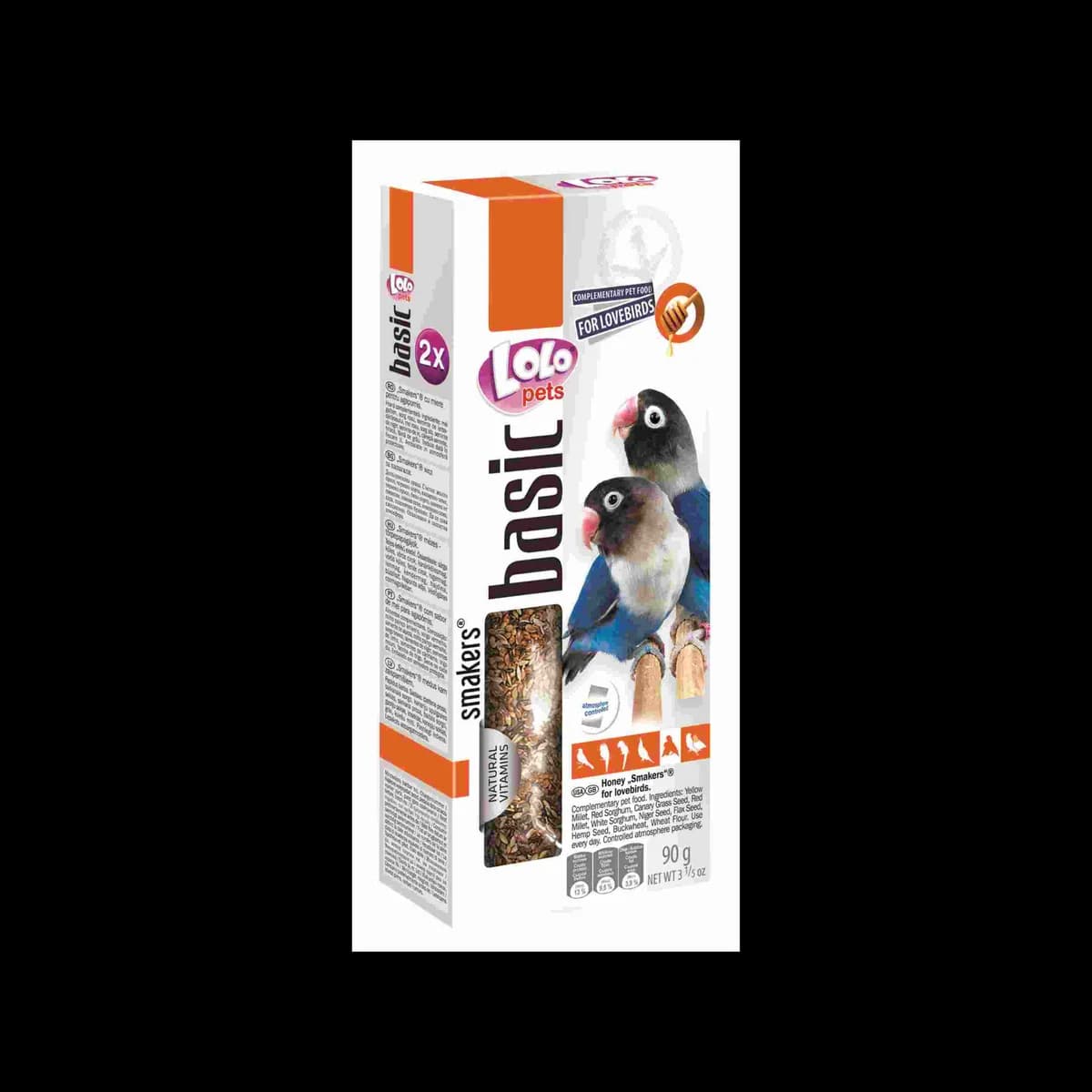 LoloPets Sticks de Mel - Agapornis
