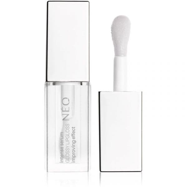 Neo Make Up Intense Sérum Glossy Lipgloss Cuidado Labial com Brilho Tom 01 Transparent 5 ml