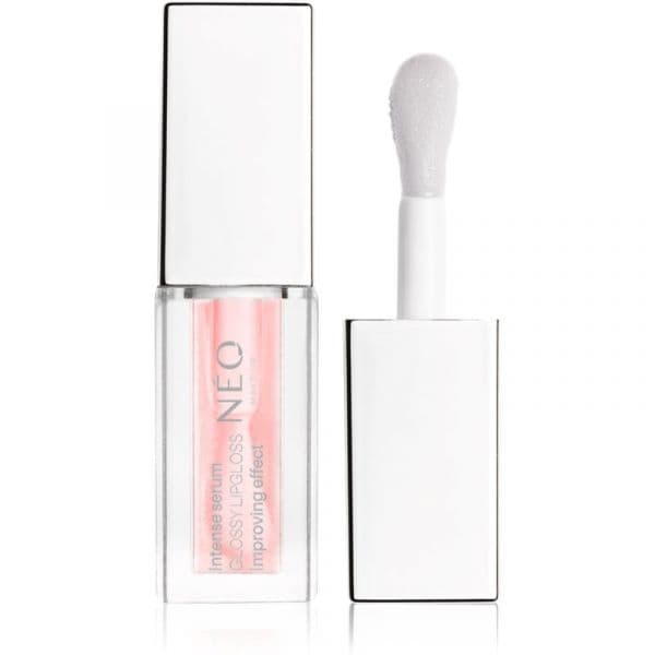 Neo Make Up Intense Sérum Glossy Lipgloss Cuidado Labial com Brilho Tom 02 Blush Flush 5 ml