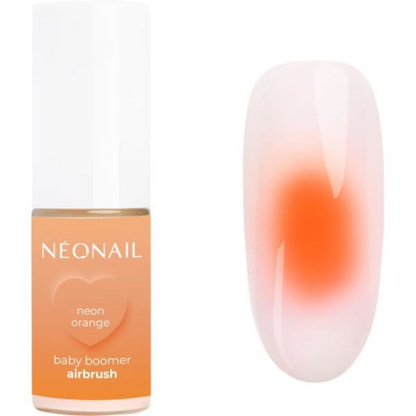 Neonail Baby Boomer Airbrush Pó Colorido para Unhas Tom Neon Orange 5g