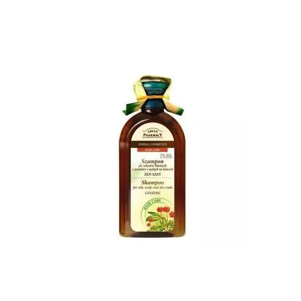 Green Pharmacy Shampoo Ginseng Para Cabelo Gorduroso 350ml