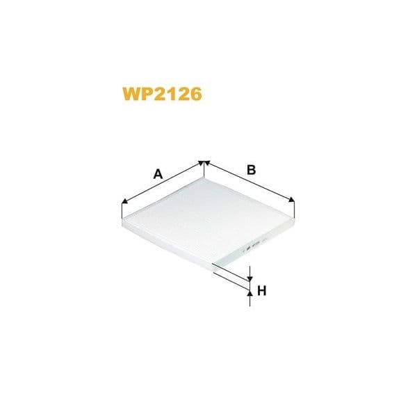 WIX FILTERS Filtro, Ar do Habitáculo - WP2126