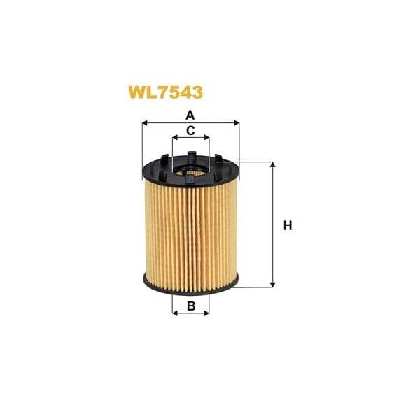 Wix Filters Filtro de Óleo - WL7543