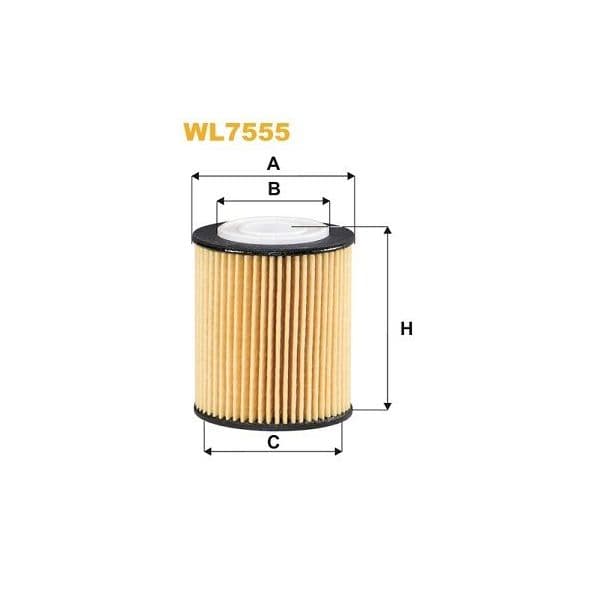 WIX FILTERS Filtro de Óleo - WL7555
