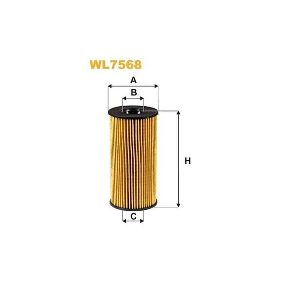 Wix Filters Filtro de Óleo - WL7568