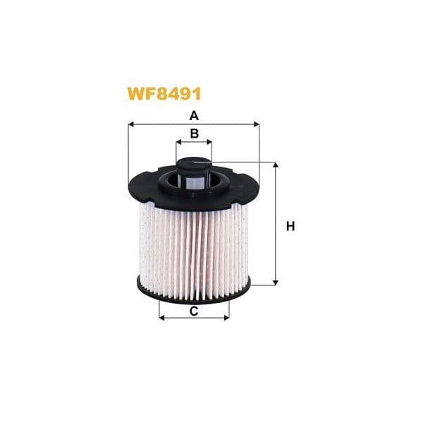 WIX FILTERS Filtro de Combustível - WF8491