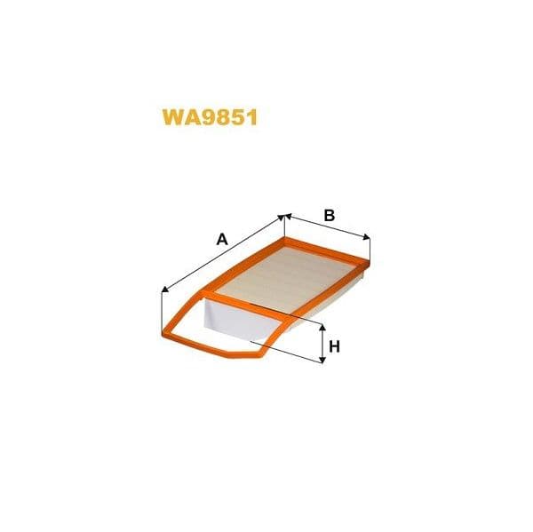 Wix Filters Filtro de Ar - WA9851