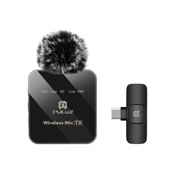 Puluz Microfone Wireless PU647B USB-C