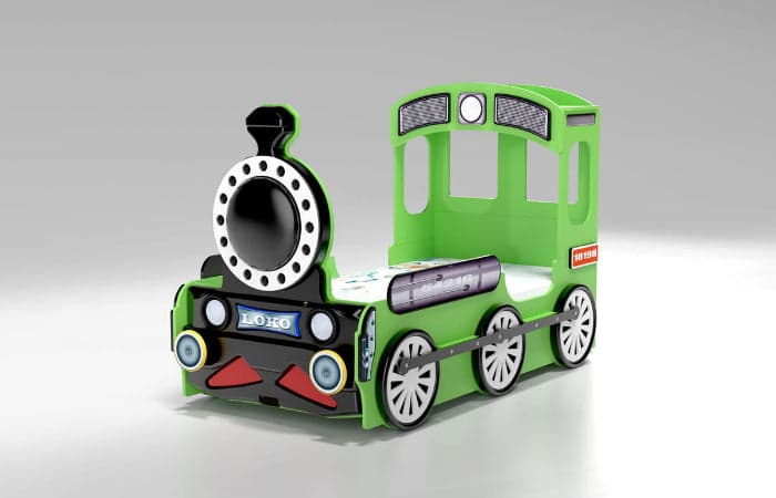 Cama Plastiko Lokomotive Green