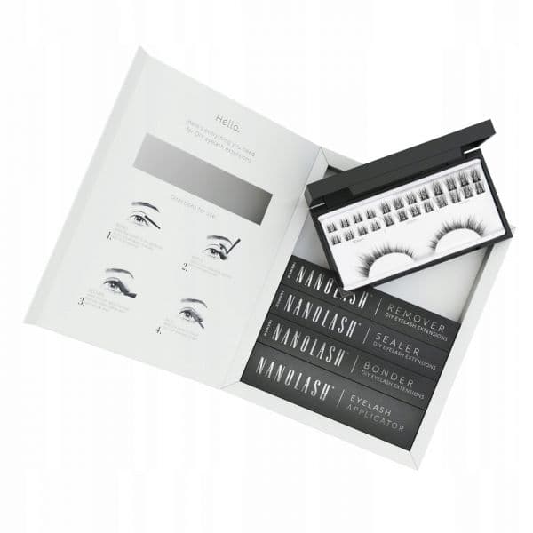 Nanolash Kit para Aplicar Pestanas Postiças em Clusters Divine