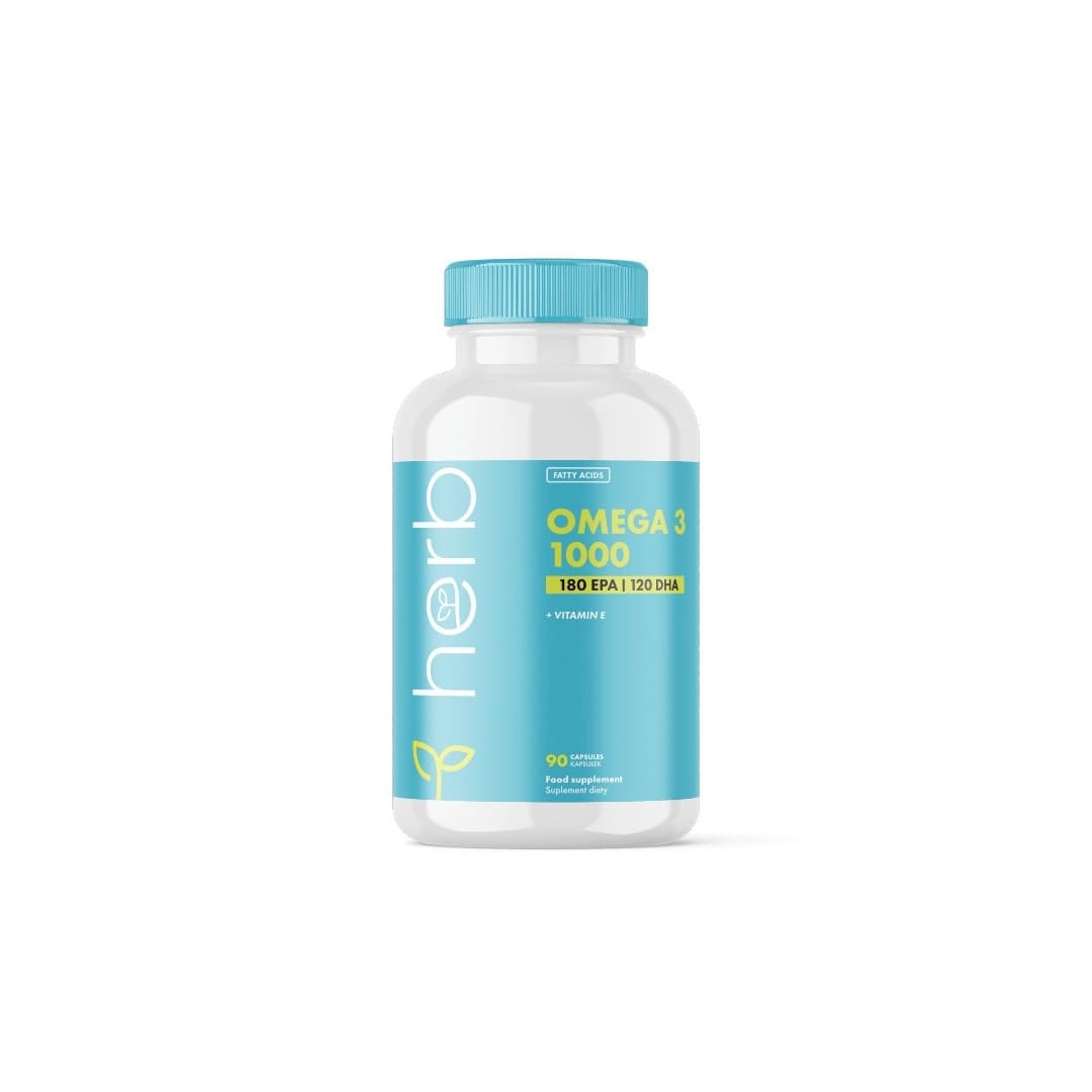 Omega 3 1000 mg (EPA 180/ DHA 120) 90 Capsules