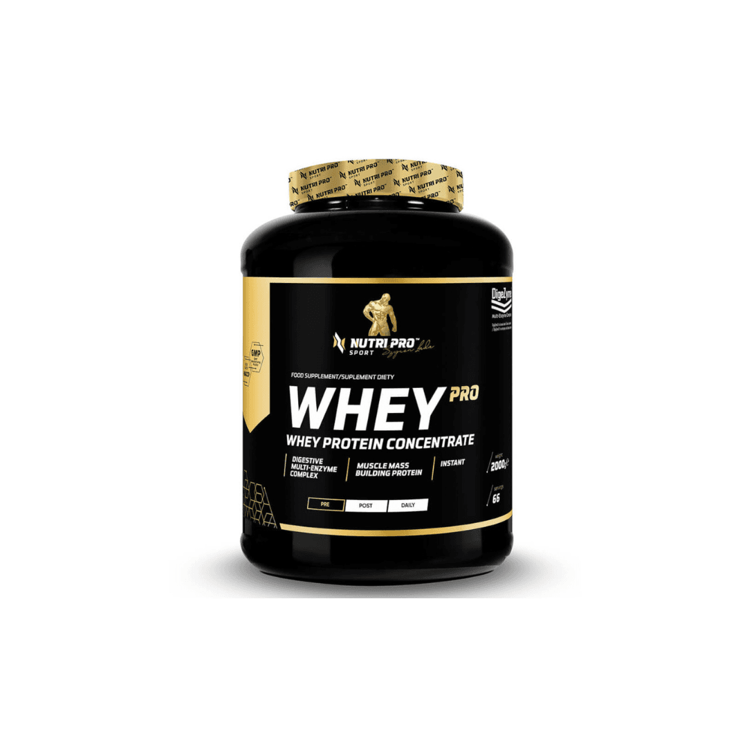 Whey PRO - Whey Protein Concentrate 2000g - Cookie with Cream Flavour