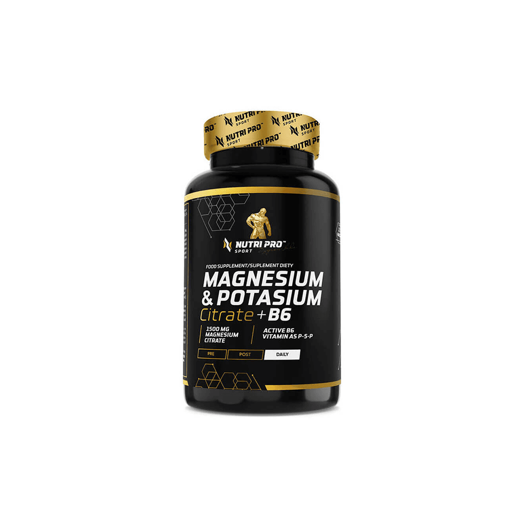 Magnesium & Potassium Citrate + B6 60 Capsules
