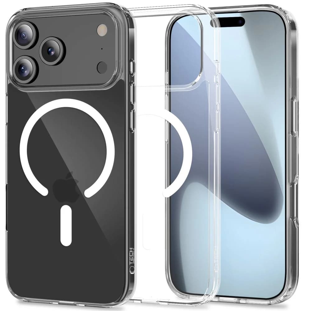 Capa para iPhone 17 Pro Max Magsafe Flexair Hybrid Clear