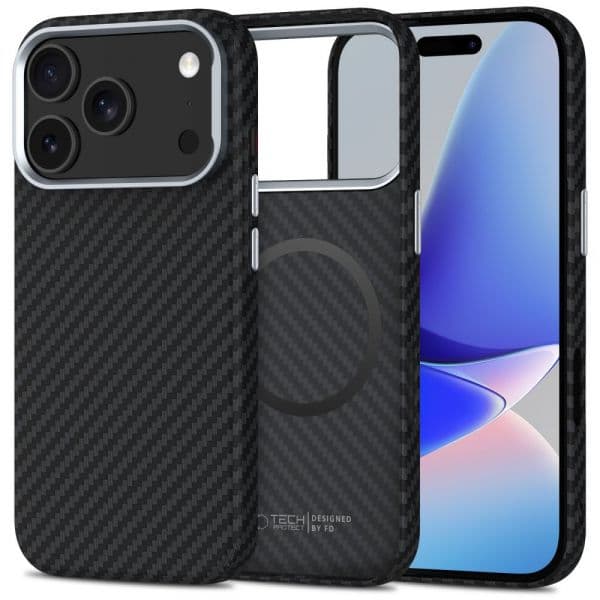 Capa para iPhone 17 Pro Magsafe Ion Carbon Black