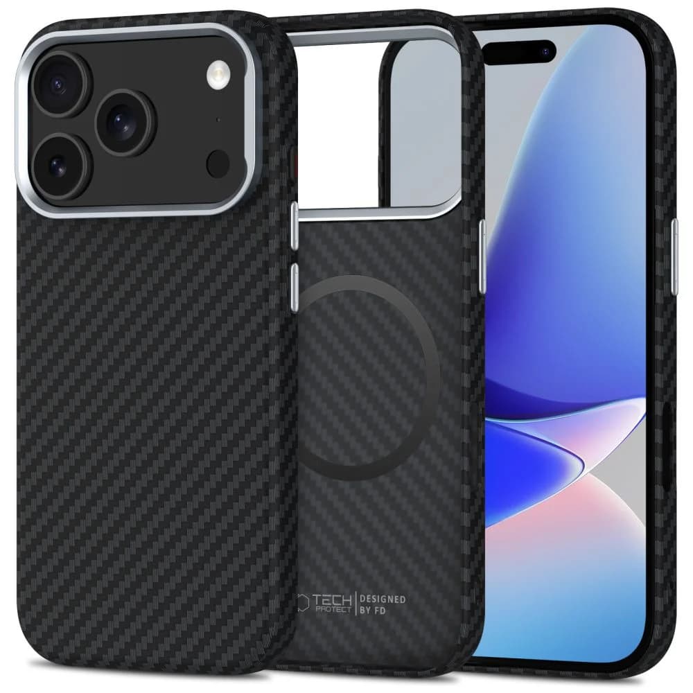 Capa para iPhone 17 Pro Max Magsafe Ion Carbon Black