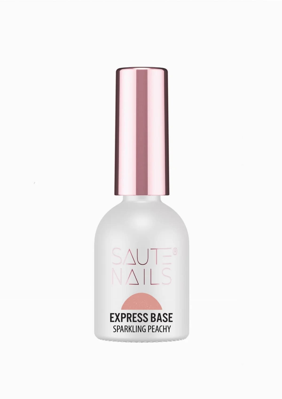 Saute Nails Express Base Sparkling Peachy (Pêssego com Brilho)